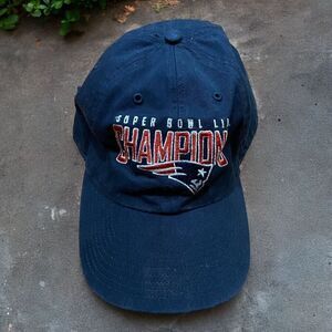 47 Brand NFL New England Patriots Superbowl Navy Blue Dad Cap Men's One Size